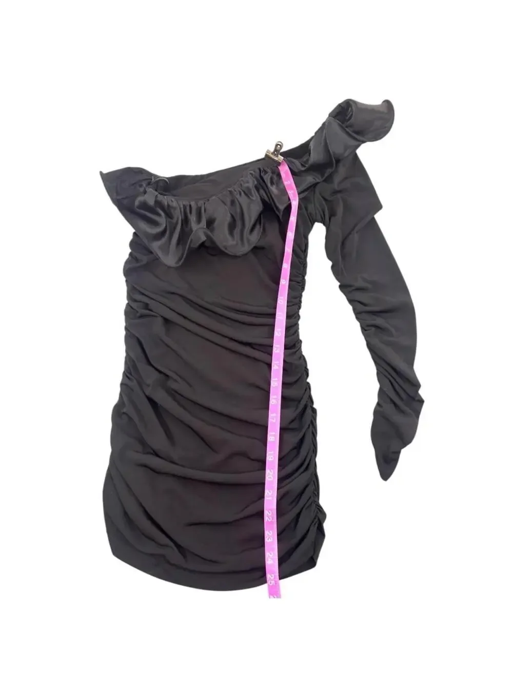 Y2K Arden B. Ruffled‎ One Shoulder Mini Dress